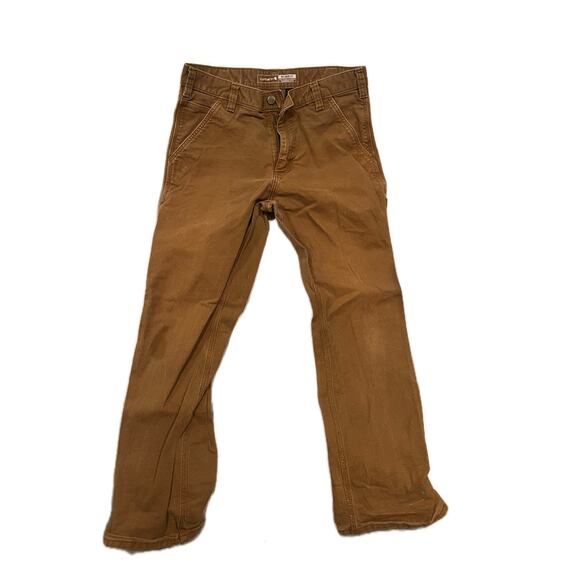 Carhartt Beige Cargo Carpenter Relaxed Fit Pants Mens 32x30 - Picture 1 of 3
